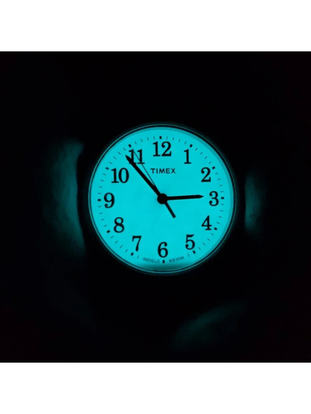 Timex Indiglo Red Band White Dial Womens Watch 30mm New Battery